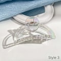 Miniatyrbilde 1 av 8: Gradientfarge Hårkloklemmer Geometriske Barrettes Krabbehår A Style3