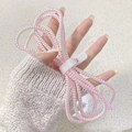 Miniatyrbilde 4 av 8: 1,4m Fargetelefon Wire Cord Taubeskytter Fjærbeskyttelse Rop white