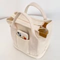 Miniatyrbilde 6 av 8: Dame S Canvas Håndveske Ensfarget lunsjboks Dame S Fritid Tr A