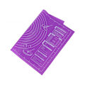 Miniatyrbilde 4 av 8: Silikonkakeark Liner Stekeplate Non Stick Rullende Deig P Purple 40*50cm