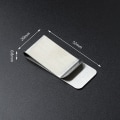Miniatyrbild 1 av 5: Rostfritt stål Metal Money Clip Mode Enkel Dollar Cash Cla