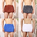 Pikkukuva 4 / 8: Sexy Sleep Bottoms Mikrokuitupyjamat Miesten Yöasut Lyhyt pyyhe White