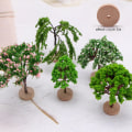 Miniatyrbilde 3 av 5: 1 STK Mini Tree Fairy Hagedekorasjoner Dukkehus Miniatyrer A3