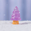 Miniatyrbilde 8 av 8: 5 stk lysende juletrepynt mini furutre dukkehus