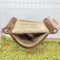 Miniatyrbillede 1 af 5: Hamster Hængende Hus Bur Soverede Dyreseng Rotte Hamster Gu Coffee 26*18*12cm