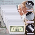 Pikkukuva 4 / 5: A6 Binder Pehmeä Nahka Kanta Budget Planner Käteiskirjekuori Silver