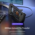 Miniatyrbilde 6 av 8: 1 stk USB C-adapter Type C hann til hunn PD 140W hurtiglading Type C