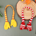 Miniatyrbilde 6 av 8: 1/12 Dukkehustrikking Scarf Hansker Dukkehustjulepynt A2