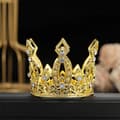 Bridal Bröllop Tiaror Crystal Little Crown Brithday Cake Baking Gold