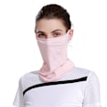 Miniatyrbillede 8 af 8: Ice Silk Mask Kvinder Sommer Anti-UV Hurtigttørrende Ansigtsbetræk Sca White