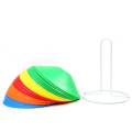 Miniatyrbild 3 av 5: Space Cones Med Plast Stativ Hållare För Fotboll Fotboll A4