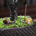 Miniatyrbillede 6 af 8: Røgelsepindeholder Drageskildpadde Røgelsebrænder Legering Tableto A16