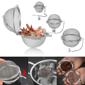 Miniatyrbillede 2 af 8: Rustfri Tea Infuser Sphere Locking Spice Tea Ball Strainer Me L