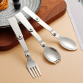 Miniatyrbilde 3 av 8: 304 rustfritt stål Creative servise Outdoor Portable Three-F A