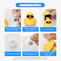Miniatyrbilde 5 av 7: Liten gul and bil ornamenter motorsykkel vindjakke and bil shark Vibration light+strap