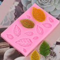 Miniatyrbilde 6 av 8: Roseblad Silikonform Blader Fondant DIY Kakedekoreringsverktøy A