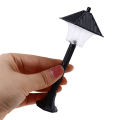 Miniatyrbilde 3 av 8: 1:12 Dukkehus Miniature Park Gatelampe LED-lampe Lanternestolpe