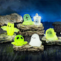 Pikkukuva 8 / 8: Sarjakuva Hämärän Halloween Kurpitsa Aave Koristeet Luova A6