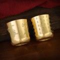 Miniatyrbilde 5 av 8: Tekopper Tekrus Husholdningsartikler av messing Kina Antik Bar Drikkevarer Anc C
