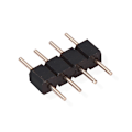 Miniatyrbilde 8 av 8: 10 stk/parti 4 Pins RGB-kontakt Adapterpinne hanntype dobbel 4pins