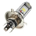 Miniatyrbillede 4 af 5: 1 STK Motorcykel H4 COB LED Forlygte Hi/Lo Beam Front Light Lam
