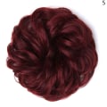 Pikkukuva 1 / 8: Synteettinen hiuspulla peruukki poninhäntä hiustenpidennys Scrunchie Elasti 5