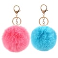 Pikkukuva 5 / 8: 8cm e Key Pehmeä Fluffy Fur Ball Avaimenperä Fluffy Avaimenperät Trink A19