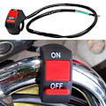 Miniatyrbillede 4 af 9: Universal styr Motorcykelkontakt ON-OFF knap