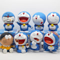 Miniatyrbilde 2 av 8: Kawaii Anime Doraemon Nobita Nobi Action Figur Modell Toys e Co N