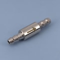 Miniatyrbilde 4 av 8: Tilbakeslagsventil for CO2-utstyr, vann for 4 mm rør, akvariumskontroll Silver