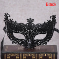 Miniatyrbilde 1 av 9: Venezia Sexy Golden Fox Mask Masquerade Costume Dance Mask Black