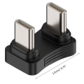 Miniatyrbillede 2 af 6: Type-C 180 graders vinklet adapter