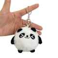 Pikkukuva 5 / 8: e Sarjakuva Panda-pehmolelu Pieni mininukkeriipus nuken avaimenperä A2