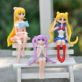 Miniatyrbild 4 av 8: 1st Anime Sailor Moon Vacker flicka Water Ice Moon Kawaii Anim A2