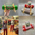 Miniatyrbillede 5 af 8: Penge Trækboks Julegave Pengeholder Kontanter Trækbokse Jul C