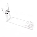 Miniatyrbild 4 av 8: Klar akryl Hand Display Stand Pistol Rack Hållare för modell Clear