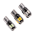Pikkukuva 7 / 8: 2kpl T10 LED-polttimot Canbus 5630 8SMD rekisterikilven lamppu auton kartta Ice Blue