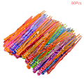 Pikkukuva 1 / 5: 80 kpl Mini Color läpinäkyvät kertakäyttöiset haarukat juhliin BBQ Sti 80pcs