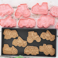 Miniatyrbillede 4 af 5: 8 Stk/Set Køretøj Bil Cookie Forme 3D tegneserie Cookie Form Biscu A