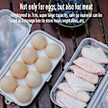 Miniatyrbilde 5 av 8: Egg Box 3/4/8 Grids Egg Holder Container For Outdoor Camping Pi 3 squares
