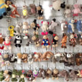 Miniatyrbillede 3 af 8: Stupid dvs. Dyr Plys Nøglering Får Løve Ko Plys Legetøj Taske A7