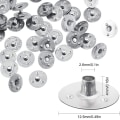 Miniatyrbillede 7 af 7: 100 stk. Holdbare voksede stearinlys Making Metal Wick Sustainers Cand 100PCS