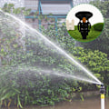 Pikkukuva 1 / 8: 180 Pyörivä nurmikon automaattinen sadetin Puutarhaveden sprinkleri I Black