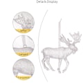 Miniatyrbilde 5 av 8: Julepynt Hengepynt Akryl Elg Krystall Sko Ornamenter B
