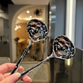 Miniatyrbilde 4 av 7: Rustfritt stål skje lang håndtak spiseskjeer gryte suppeøse A