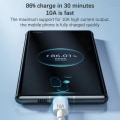 Miniatyrbillede 4 af 7: 120W 10A USB Type C USB Kabel Super Fast Charing Line til Mobil 1m