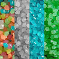 Pikkukuva 4 / 5: 50 kpl ulkona valaisevia kiviä, jotka hehkuvat pimeässä puutarhan kivissä Multicolor