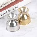 Miniatyrbilde 7 av 8: Kokte eggekopper i rustfritt stål Stand Rack Egg Holder Egg Hold Gold