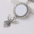 Miniatyrbillede 7 af 8: Foto Charm Gør-det-selv Pin Making Bryllup Charm Oval Aluminiumsplade Ph A3