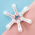 Pikkukuva 4 / 5: 12 kpl Kawaii Cat Claw Vaatetapit Muoviset metallijousiklipsit Cl Pink